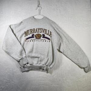 Vintage Murraysville PA Crewneck Sweatshirt Gray Size Large 90s‎